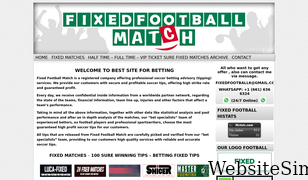 fixedfootballmatch.com Screenshot