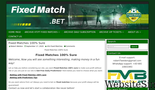 fixedmatch.bet Screenshot