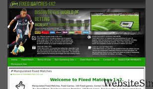 fixedmatches-1x2.com Screenshot