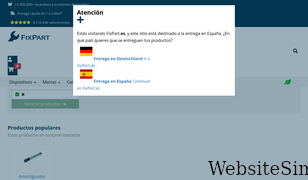 fixpart.es Screenshot