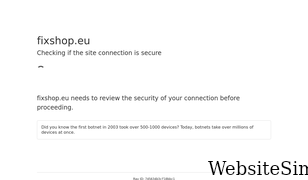 fixshop.eu Screenshot