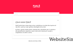 fjale.al Screenshot