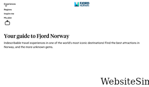 fjordnorway.com Screenshot