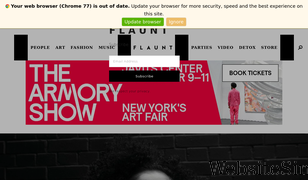 flaunt.com Screenshot