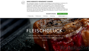 fleischglueck.de Screenshot