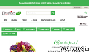 fleuriste.ca Screenshot