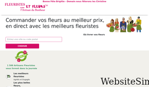 fleuristes-et-fleurs.com Screenshot