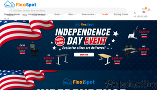 flexispot.com Screenshot