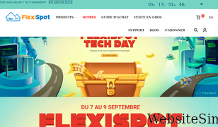 flexispot.fr Screenshot