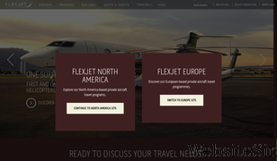 flexjet.com Screenshot