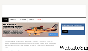 flight-mechanic.com Screenshot