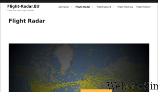 flight-radar.eu Screenshot