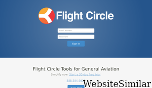 flightcircle.com Screenshot
