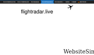 flightradar.live Screenshot