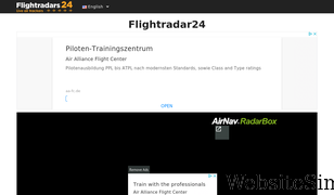 flightradars24.info Screenshot