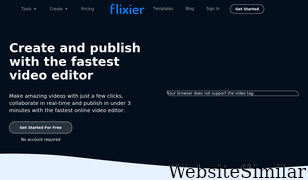 flixier.com Screenshot