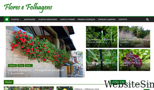 floresefolhagens.com.br Screenshot