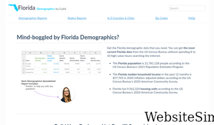florida-demographics.com Screenshot