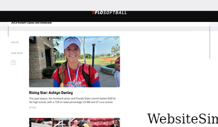 flosoftball.com Screenshot