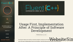 fluentcpp.com Screenshot