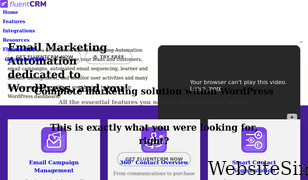 fluentcrm.com Screenshot