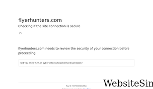 flyerhunters.com Screenshot
