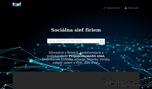 foaf.sk Screenshot