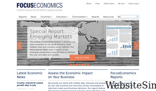 focus-economics.com Screenshot