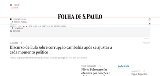 folha.com.br Screenshot