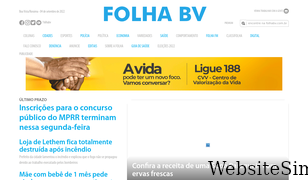 folhabv.com.br Screenshot