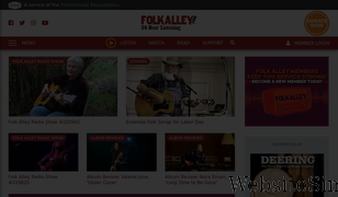 folkalley.com Screenshot