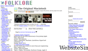 folklore.org Screenshot