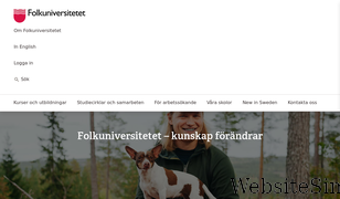 folkuniversitetet.se Screenshot
