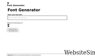 fontgenerator.org Screenshot