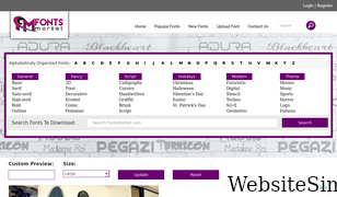 fontsmarket.com Screenshot