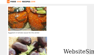 food-and-recipes.com Screenshot