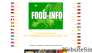 food-info.net Screenshot