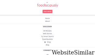 foodaciously.com Screenshot