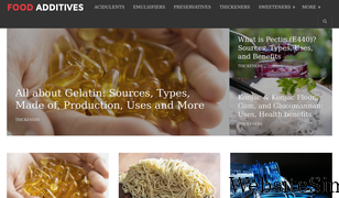 foodadditives.net Screenshot