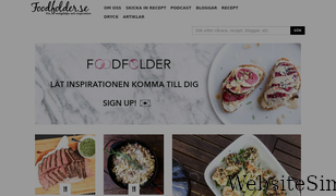 foodfolder.se Screenshot