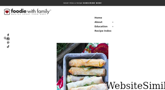 foodiewithfamily.com Screenshot