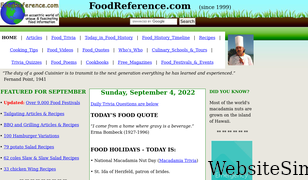 foodreference.com Screenshot