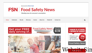 foodsafetynews.com Screenshot
