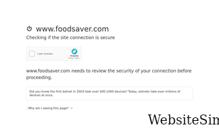 foodsaver.com Screenshot