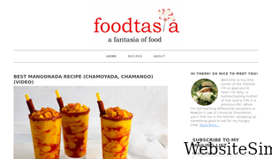 foodtasia.com Screenshot