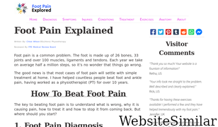 foot-pain-explored.com Screenshot