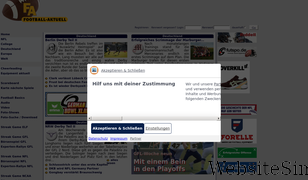 football-aktuell.de Screenshot