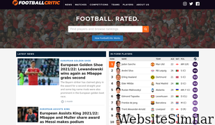 footballcritic.com Screenshot
