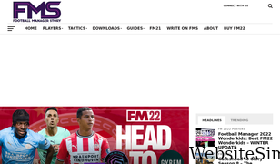 footballmanagerstory.com Screenshot