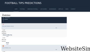 footballtipspredictions.com Screenshot